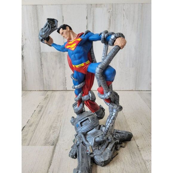 DC paquet Superman brainiac 1998 vintage statue figurine - Picture 4 of 14